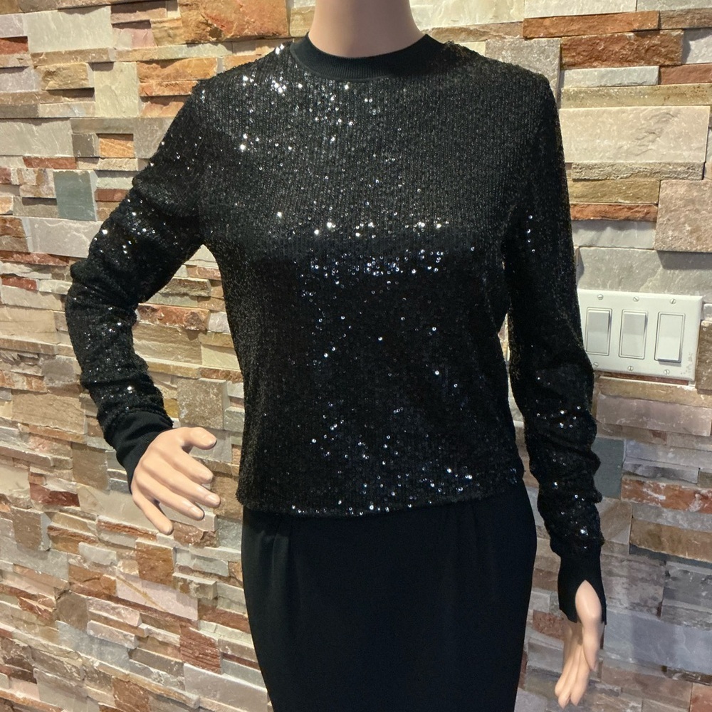 All Saints Black Juela Top